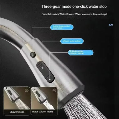Stainless Steel Pull-Out Faucet